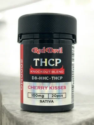 CHERRY KISSES D8+HHC+THCP 100MG devil gummies